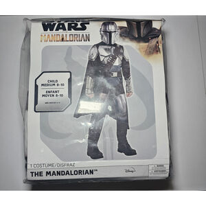 Star Wars The Mandalorian Child Medium 8-10 Costume Halloween NEW